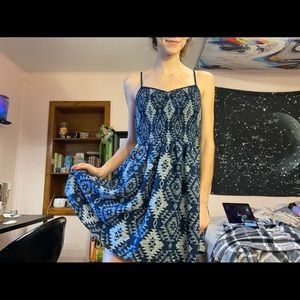 Tribal pattern dress!